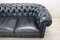 Set of Sofa and Armchair in Black Leather, 1980s, Image 12