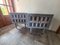 Mid-Century Italian Bedside Cabinets with Architectural Print, 1949, Set of 2 5