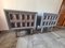 Mid-Century Italian Bedside Cabinets with Architectural Print, 1949, Set of 2 3