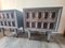 Mid-Century Italian Bedside Cabinets with Architectural Print, 1949, Set of 2 10