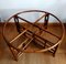 Large Telescopic Rattan Table, 1970s 6