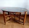 Large Telescopic Rattan Table, 1970s 3