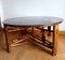 Large Telescopic Rattan Table, 1970s 1