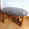 Large Telescopic Rattan Table, 1970s 4