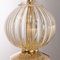 Hängelampe aus Muranoglas in Gold & Klarem Blattgold, 1990er 7