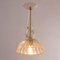 Lampe à Suspension en Verre de Murano Doré et Transparent avec Détails en Feuille d'Or, 1990s 7