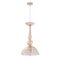 Lampe à Suspension en Verre de Murano Doré et Transparent avec Détails en Feuille d'Or, 1990s 1