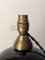 Black Opaline Glass Table Lamp in the style of Jacques Adnet, France, 1930s, Image 9