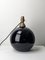 Black Opaline Glass Table Lamp in the style of Jacques Adnet, France, 1930s, Image 7