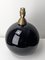 Black Opaline Glass Table Lamp in the style of Jacques Adnet, France, 1930s, Image 8