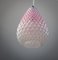 Vintage Italian Pendant in Pink Glass from Mariana Iskra Atelier, 1990s, 1