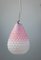 Vintage Italian Pendant in Pink Glass from Mariana Iskra Atelier, 1990s, 3