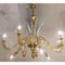Italian Yellow Murano Style Glass Chandelier by Simoeng 4