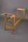 Mid-Century Modern Wooden and Glass Plant Stand, 1960s, Image 11