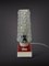 Lampe de Bureau Vintage avec Abat-Jour en Verre Texturé de Hawill, 1960s-1970s 5