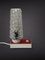 Lampe de Bureau Vintage avec Abat-Jour en Verre Texturé de Hawill, 1960s-1970s 4