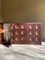 Brutalist Sideboard in Burgundy Stained Oak, 1970s, Image 11