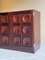 Brutalist Sideboard in Burgundy Stained Oak, 1970s, Image 14