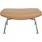 Ox Ottoman in Natural Leather by Hans J. Wegner 1