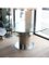 Cidonio Round Glass and Mirror Table by Antonia Astori de Ponti for Driade, Italy, 1960s 3