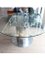 Cidonio Round Glass and Mirror Table by Antonia Astori de Ponti for Driade, Italy, 1960s 4