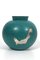 Argenta Vase with Silver Inlaid Fish Design by Wilhelm Kåge for Gustavsberg, 1940s 1