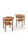 Oak Night Stands by Sven Engström and Gunnar Myrstrand for Bodafors, 1960s, Set of 2, Image 2