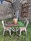 Vintage French Garden Set in Iron Table with Chairs, 1950s, Set of 3 10