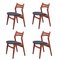 Teak Esszimmerstühle von Erik Buck für Chr. Christensen Möbelfabrik, 1960er, 4er Set 1