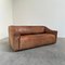 Vintage DS47 3-Sitzer Ledersofa von de Sede, 1970er 4