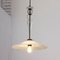 Italian White, Clear and Gray Murano Glass Pendant Lamp, 1990s, Image 2