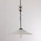 Italian White, Clear and Gray Murano Glass Pendant Lamp, 1990s, Image 4