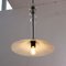 Italian White, Clear and Gray Murano Glass Pendant Lamp, 1990s, Image 7