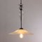 Italian White, Clear and Gray Murano Glass Pendant Lamp, 1990s, Image 6