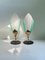 Nofretete Tischlampen aus Muranoglas, 1980er, 2er Set 2