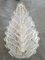 Vintage Italian Murano Glass Leaf Wall Sconces, 1970s, Set of 4, Image 4