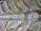 Vintage Italian Murano Glass Leaf Wall Sconces, 1970s, Set of 4, Image 5