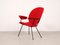 Roter Armlehnstuhl von W.H. Gispen für Kembo, 1950er 4