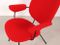 Red Easy Chair by W.H. Gispen for Kembo, 1950s, Image 8
