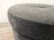 Runder italienischer Mid-Century Hocker aus Samt, 1960er 5