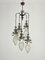 Mid-Century Murano Glass 5-Light Waterfall Chandelier, 1960s 1