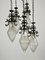 Mid-Century Murano Glass 5-Light Waterfall Chandelier, 1960s 2
