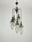 Mid-Century Murano Glass 5-Light Waterfall Chandelier, 1960s 6