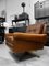 Vintage Danish Swivel Base Cognac Leather Lounge Chairs by Svend Skipper, 1965, Set of 2 5