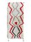 Vintage Moroccan Berber Rug in Handwoven Wool Runner with Tribal Geometric Design, 1990s 1