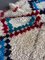 Vintage Beni Ouarain Rug in andwoven Moroccan Wool Runner with Colorful Diamond Pattern, 1990s 3