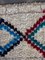 Vintage Beni Ouarain Rug in andwoven Moroccan Wool Runner with Colorful Diamond Pattern, 1990s 7
