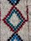 Vintage Beni Ouarain Rug in andwoven Moroccan Wool Runner with Colorful Diamond Pattern, 1990s 8