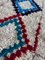 Vintage Beni Ouarain Rug in andwoven Moroccan Wool Runner with Colorful Diamond Pattern, 1990s 6