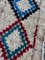 Vintage Beni Ouarain Rug in andwoven Moroccan Wool Runner with Colorful Diamond Pattern, 1990s 5